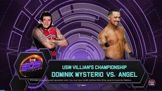 Villians Title Angel Garza Vs Dominik Mysterio205 Live [upl. by Onder]