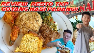 VIRAL GOYANG NASI PADANG RM PADANG INI JADI RAME [upl. by Alvira78]