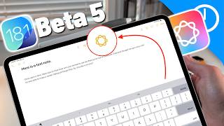 iPadOS 181 Beta 5  Memoji Fixed amp New Apple Intelligence Access [upl. by Einra610]