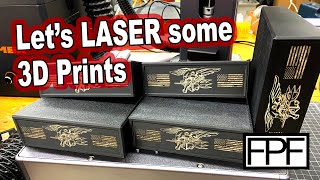 3D Printed Fiber Laser Engraved 6x6 Post Caps  Monport GA 30 [upl. by Willie]