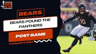 Bears POUND the Panthers as offense breaks out in a BIG way  Chicago Bears Podcast [upl. by Hterag]