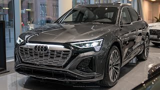 HDR 2023 Audi Q8 Sportback S line 55 etron quattro 408hp  Durable electric SUV in Detail [upl. by Leraj]