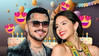 Christian Nodal Le Celebra Su CUMPLEAÑOS🥳 A Ángela Aguilar con 🇲🇽❤️ angelaaguilar [upl. by Yelram]