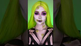 BEETLEJUICE BEETLEJUICE 💚🖤💜 beetlejuice halloween beetlejuice2 beetlejuicemakeup [upl. by Ramey558]