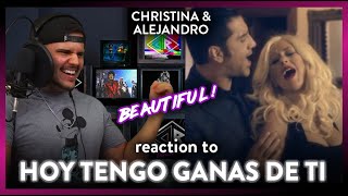 Alejandro Fernández ft Christina Aguilera Reaction Hoy Tengo Ganas de Ti  Dereck Reacts [upl. by Nevah]