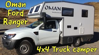 Cult 4x4 Oman truck camper on Ford Ranger and factory tour [upl. by Annayk]