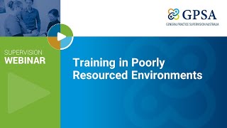 Training in Poorly Resourced Environments [upl. by Odlanier]