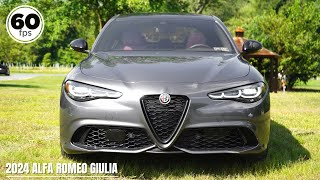 2024 Alfa Romeo Giulia Review  A NEW Look for 2024 [upl. by Devona]