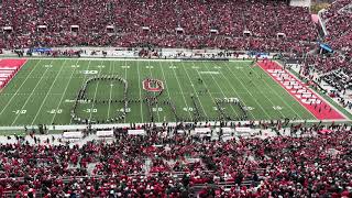 Ohio State Marching Band performs Script Ohio before Indiana game [upl. by Sadonia]