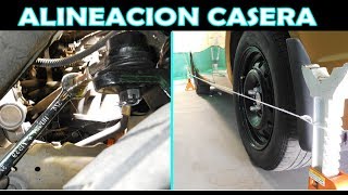 Como Hacer una Alineacion Casera en el Auto si esta el volante chueco [upl. by Liuqa]