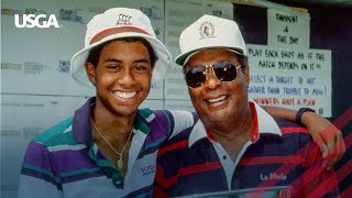 15YearOld Tiger Woods at the 1991 US Junior Amateur Championship [upl. by Sidney]