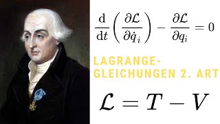 LagrangeGleichungen 2 Art  Schiefe Ebene Lagrangefunktion Theoretische Mechanik  HowToPhysics [upl. by Aisatsanna]