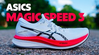 Asics Magic Speed 3  FULL REVIEW  Finally Lives Up To The Name [upl. by Okin]