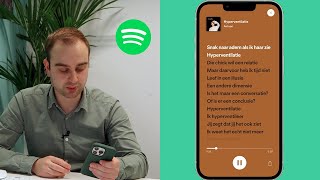 Live songtekst Spotify karaoke aanzetten [upl. by Rebe]