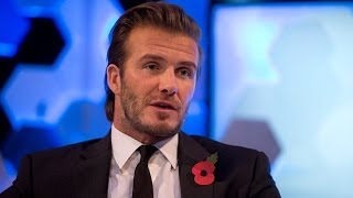 David Beckham I couldnt watch Manchester United for two years after leaving [upl. by Axela]