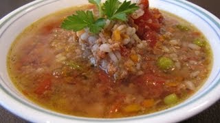 Beef Barley Soup Recipe [upl. by Monika]