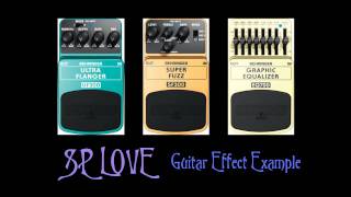 Guitar Effect Example Smashing Pumpkins  Love [upl. by Grous]