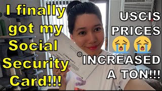 VLOG 29 I FINALLY GOT MY SOCIAL SECURITY CARD AOS PRICE INCREASE k1 couple aos ead travel [upl. by Etiam]