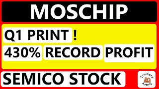 moschip share latest news  Q1 print  Profit 430 jump  Semico Co [upl. by Esteban331]