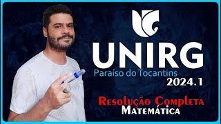 UNIRG 20241 Paraíso do Tocantins  Resolução Completa [upl. by Horlacher5]