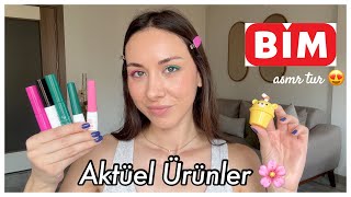 BUGÜN BİME GELEN AKTÜEL ÜRÜNLERİ DENEDİİİK 💖ASMR MARKET TURUGOLDEN ROSE RENKLİ RİMEL VE EYELINER [upl. by Vanhomrigh812]