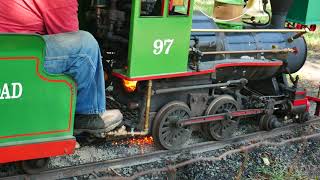 Eastern Shore Threshermen Federalsburg MD Steam Show 2021 Smokey Joe Steam Engine Railroad [upl. by Okun]