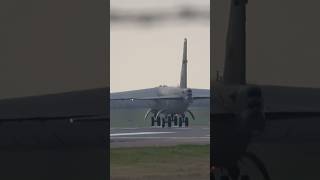 USAF B52 landing at RAF Fairford [upl. by Clementine]