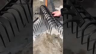 Carbon steel scarifier rake Good tools and machinery can increase work efficiency [upl. by Asseneg]