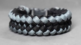 ¿Cómo hacer una pulsera paracord Sanctified   How to Make a Sanctified Paracord Bracelet [upl. by Nalced]