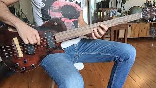 Mellowship Slinky in B Major fretless cover short version [upl. by Aileek]