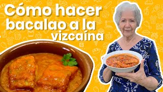 ¡Un delicioso bacalao a la vizcaína [upl. by Noroj651]