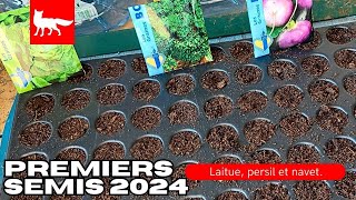 PREMIERS SEMIS de 2024  SAISON 3 BONUS potager semis jardin graines premierssemis2024 [upl. by Lal]