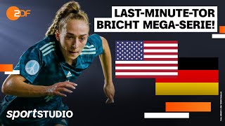 USA – Deutschland Highlights  Freundschaftsspiel 2022  sportstudio [upl. by Katina]