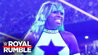 Naomi makes emotional return to WWE Royal Rumble 2024 highlights [upl. by Eillam381]