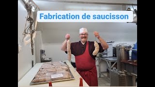 Recette Charcuterie  Fabrication de Saucisson [upl. by Galina]