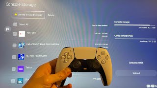 How to Backup Saved Data on PS5 amp Upload to Cloud Easy Method [upl. by Ravens]