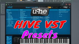 U he HIVE VST  PRESETS SOUNDS [upl. by Wilow]