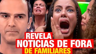 BBB 24  Tadeu ENTRA AO VIVO e da notícias EXTERNAS sobre família dos brothers [upl. by Orlina]