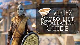 Shortest amp Best Looking Micro Mod List Installation Guide 23  in Vortex  Skyrim SE [upl. by Prader]