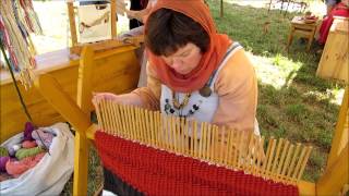 Stick Weaving  an experimental archaeology project [upl. by Aivatra]