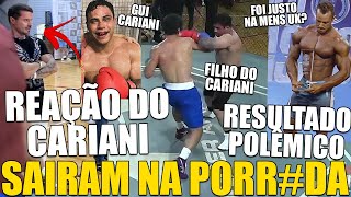 FILHO DO CARIANI SAI NA PORRADA E REAÇÃO DO CARIANI AO VIVO A LUTA OFICIAL DE BOXE É GRAVADA [upl. by Bellis383]