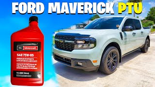 How to Change the Ford Maverick 2224 PTU Fluid [upl. by Retswerb]