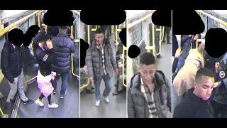 ÜBERWACHUNGSVIDEO Berliner Polizei fahndet nach UBahnschlägern [upl. by Kcirrem]