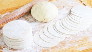 3 Ways to Make Dumpling Wrappers from Scratch CiCi Li  Asian Home Cooking Recipes [upl. by Divaj]