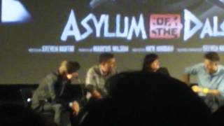 Matt Smith and Steve Moffat talking at Dr Who season 7 preview [upl. by Nissensohn815]