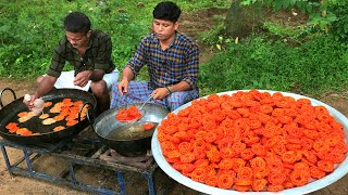 500 JALEBI MAKING  How To Make Jalebi Bakery Style  Jangiri Recipe [upl. by Yrral]