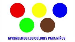 Aprende los colores para niños [upl. by Lenox]