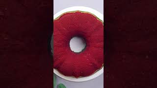 Beautiful Watermelon Bundt Cake Decorating Idea [upl. by Analra959]