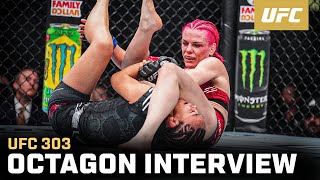 Gillian Robertson Octagon Interview  UFC 303 [upl. by Nore512]