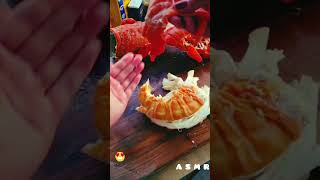 lobster roeasmr mukbang food eatingfood eat eatingshow foodie seafood seafoodboil [upl. by Aziza736]